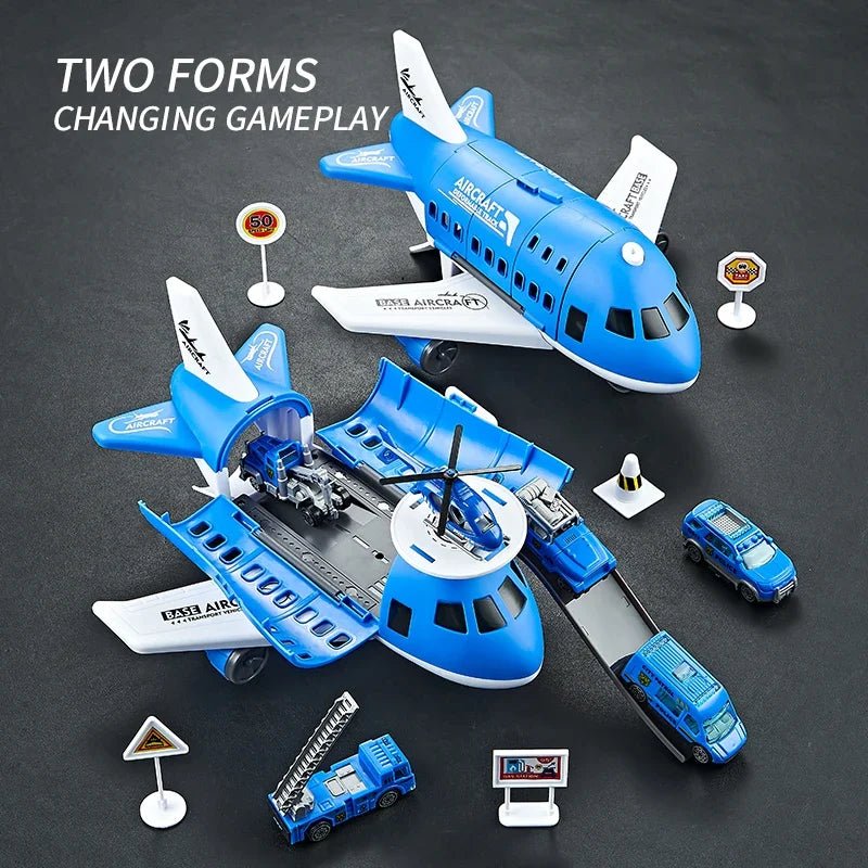 Ensemble de Jeu Voiture et Avion à Inertie Pour Enfants 5