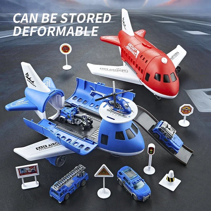 Ensemble de Jeu Voiture et Avion à Inertie Pour Enfants 6