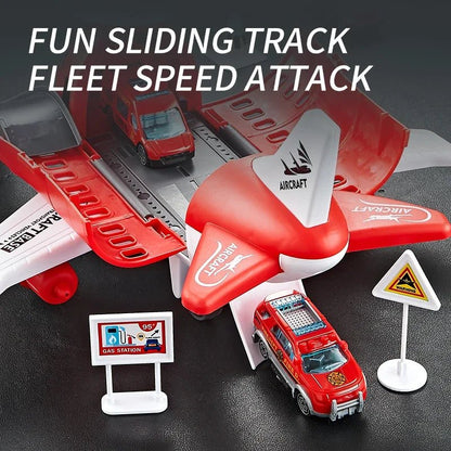 Ensemble de Jeu Voiture et Avion à Inertie Pour Enfants 7