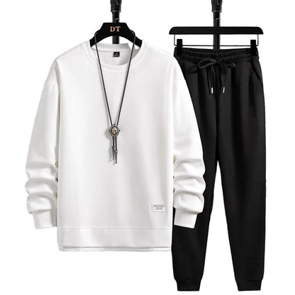 Ensemble Jogging Homme Coton Confortable Coupe Droite - Foivo
