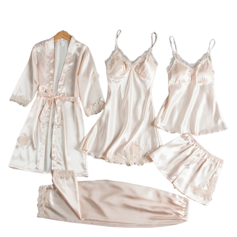 Ensemble de Nuit Femmes 5 Pièces Variées Chic 3
