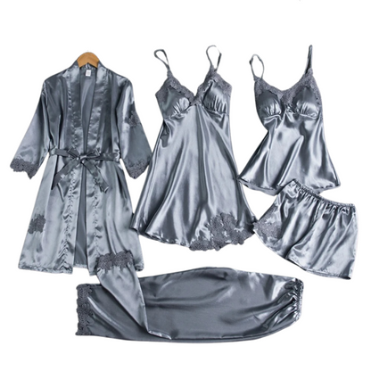 Ensemble de Nuit Femmes 5 Pièces Variées Chic 4