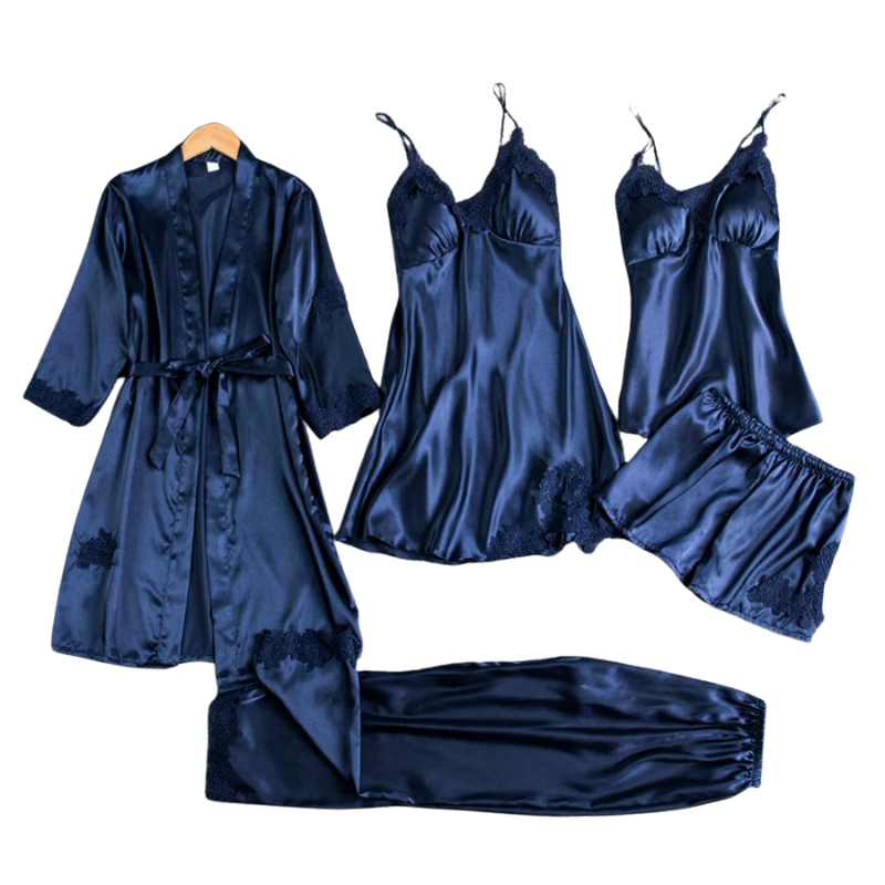 Ensemble de Nuit Femmes 5 Pièces Variées Chic 5