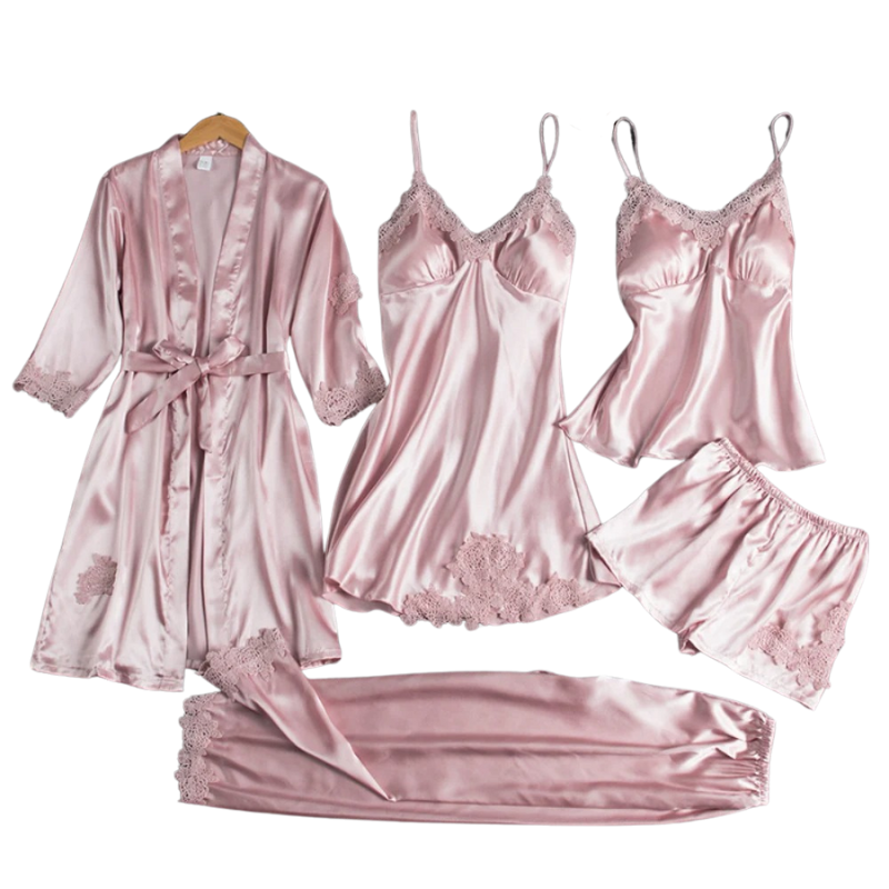 Ensemble de Nuit Femmes 5 Pièces Variées Chic 6