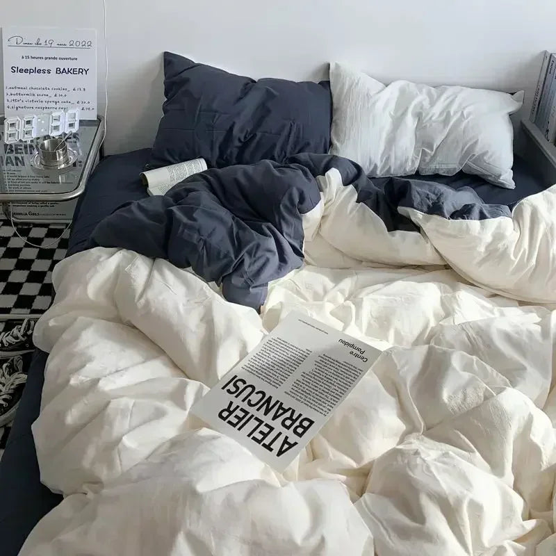 Ensemble de literie réversible moderne 1