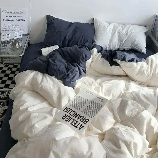 Ensemble de literie réversible moderne 10