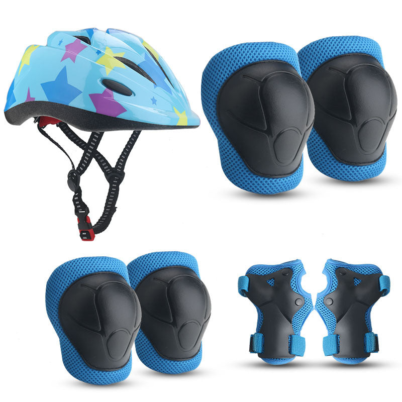Enfant Ensemble Protection Casque et Accessoires Ajustables - Foivo