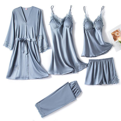 Ensemble pyjama en soie douce 8