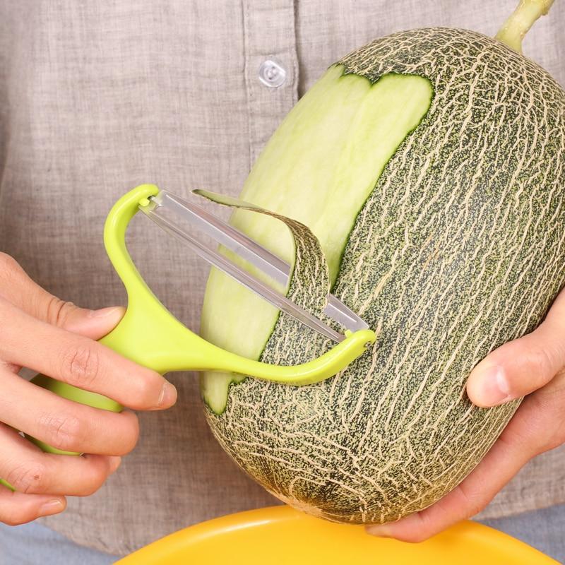 Éplucheur Pomme de Terre Ergonomique Pratique pour Éplucher Légumes et Fruits 2