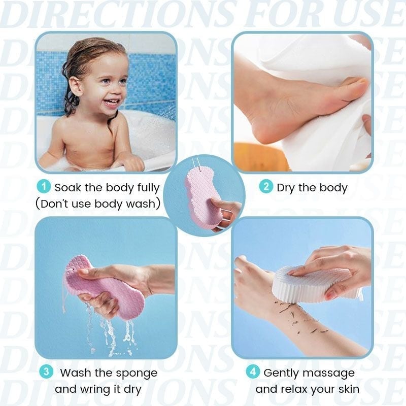 Éponge de Bain Exfoliante Ultra Douce 6