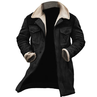 Manteau Hiver Homme Doublure Polaire Chaude