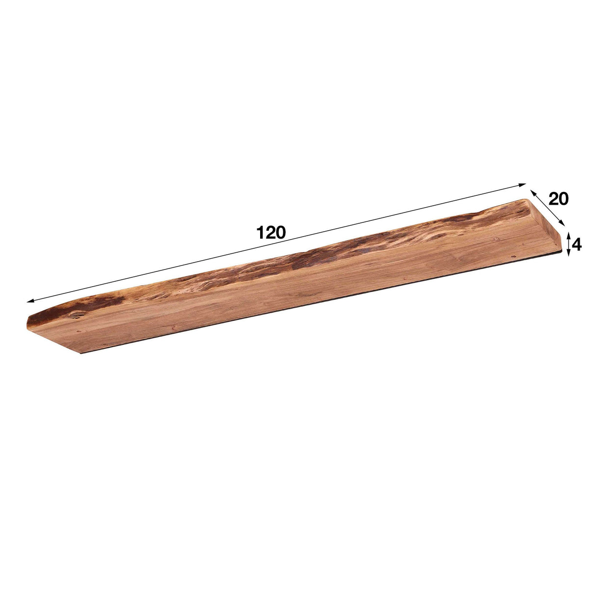 Étagère Murale Bois dAcacia Design Industriel Unisexe