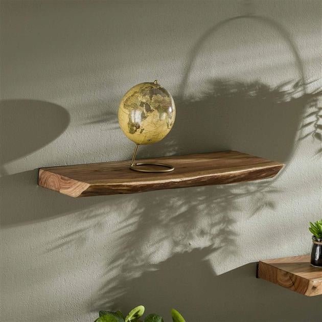 Étagère Murale Bois dAcacia Design Industriel Unisexe
