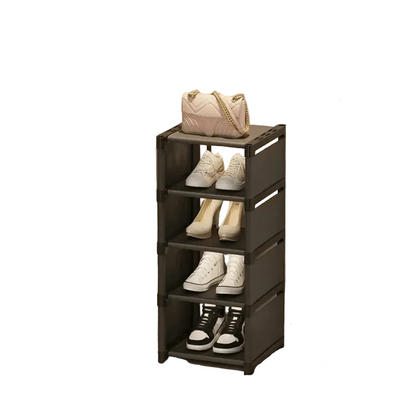 Étagère Chaussures Empilable Design Compact - Foivo