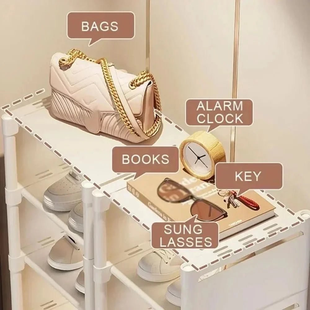 Étagère à Chaussures Empilable Pour Petits Espaces Moderne 2