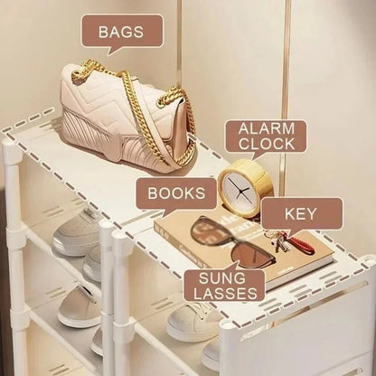 Étagère à Chaussures Empilable Pour Petits Espaces Moderne 2