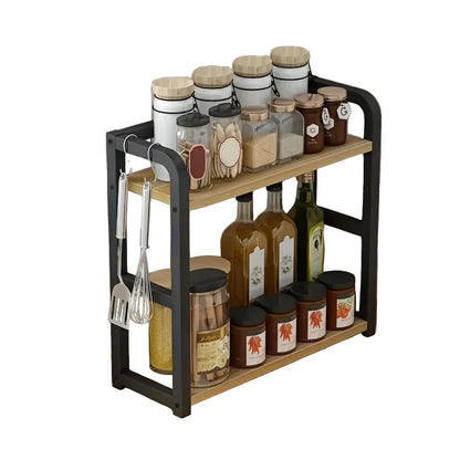 Étagère de Comptoir Cuisine Métal Multi-niveaux - Foivo