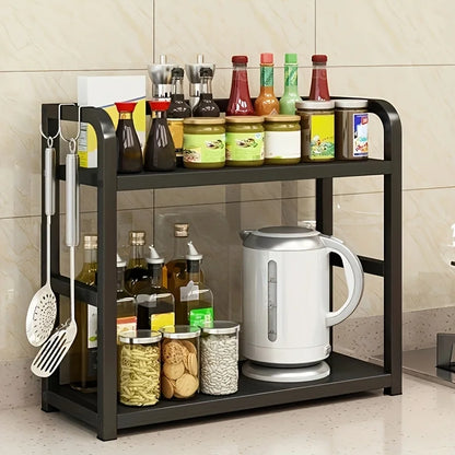 Étagère de comptoir en métal à 2 niveaux pour cuisine 5