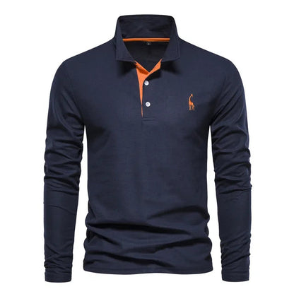 Chemise Polo Manche Longue Élégante