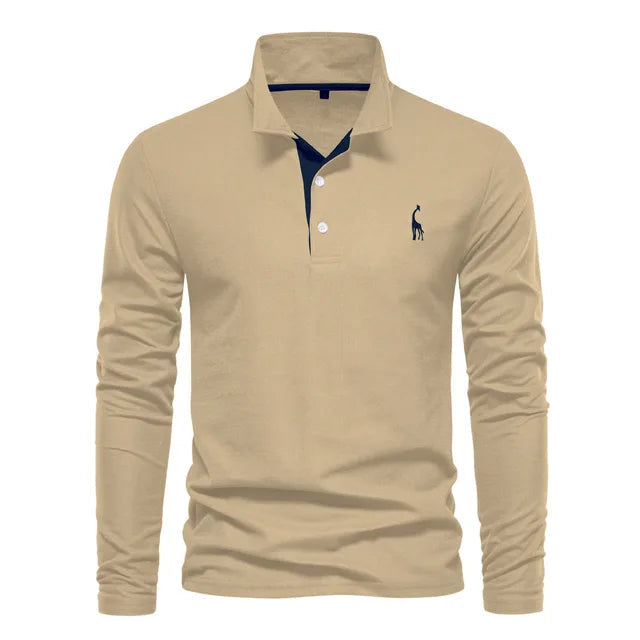 Chemise Polo Manche Longue Élégante