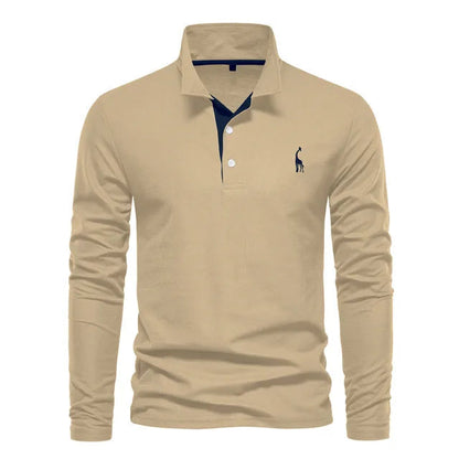 Chemise Polo Manche Longue Élégante