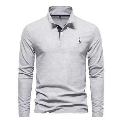 Chemise Polo Manche Longue Élégante