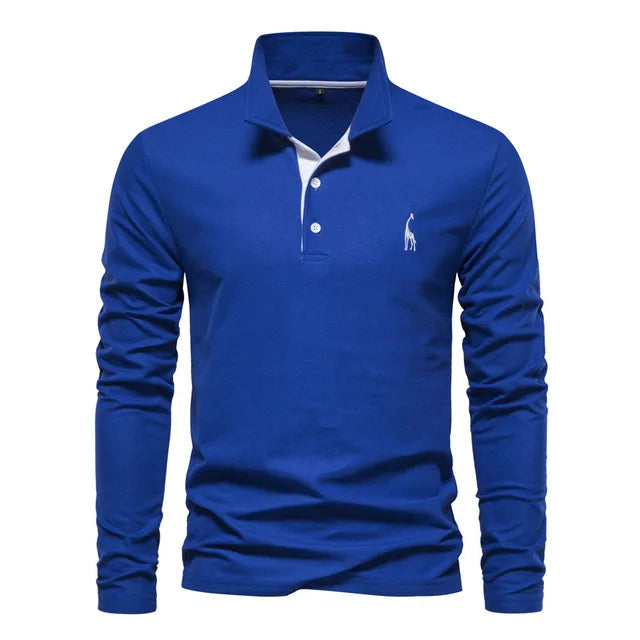 Chemise Polo Manche Longue Élégante