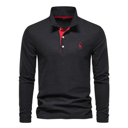 Chemise Polo Manche Longue Élégante