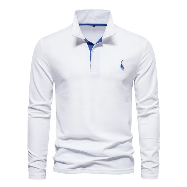 Chemise Polo Manche Longue Élégante