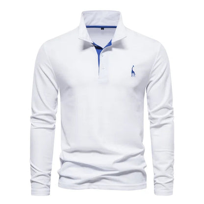 Chemise Polo Manche Longue Élégante