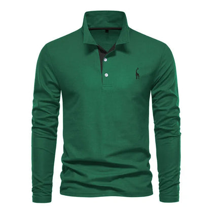 Chemise Polo Manche Longue Élégante