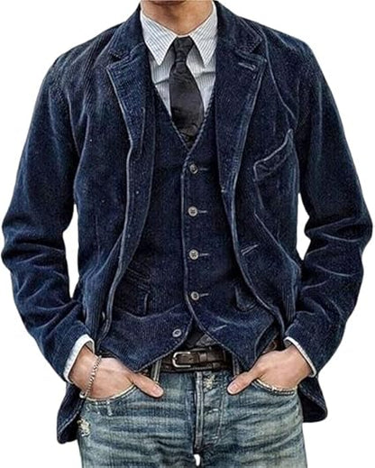 Blazer Classique Doux à Cordon