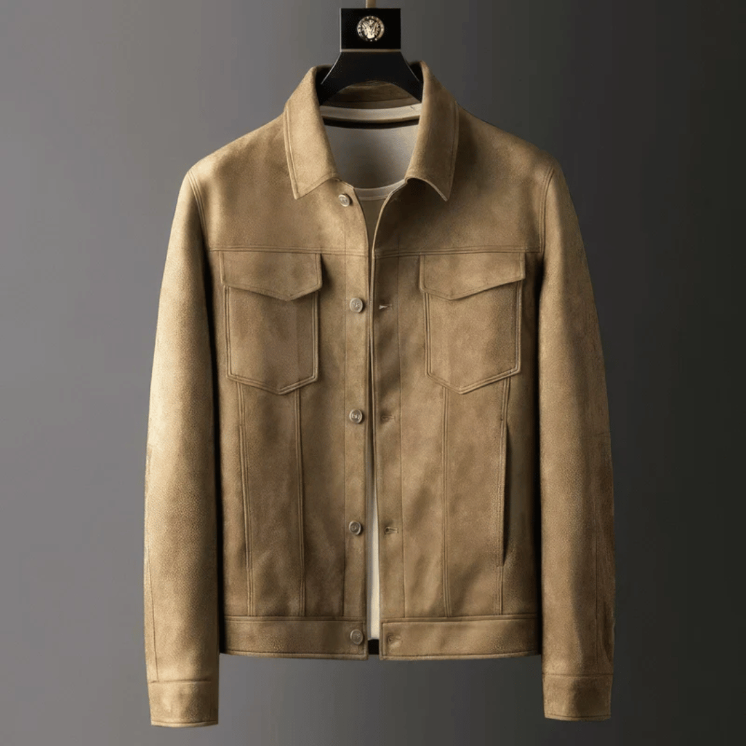 Veste Cuir Chic pour Homme | Design Actuel et Versatile