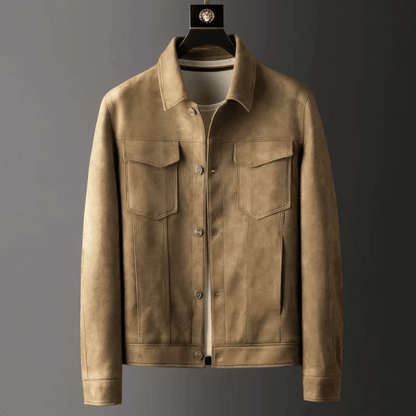 Veste Cuir Chic pour Homme | Design Actuel et Versatile