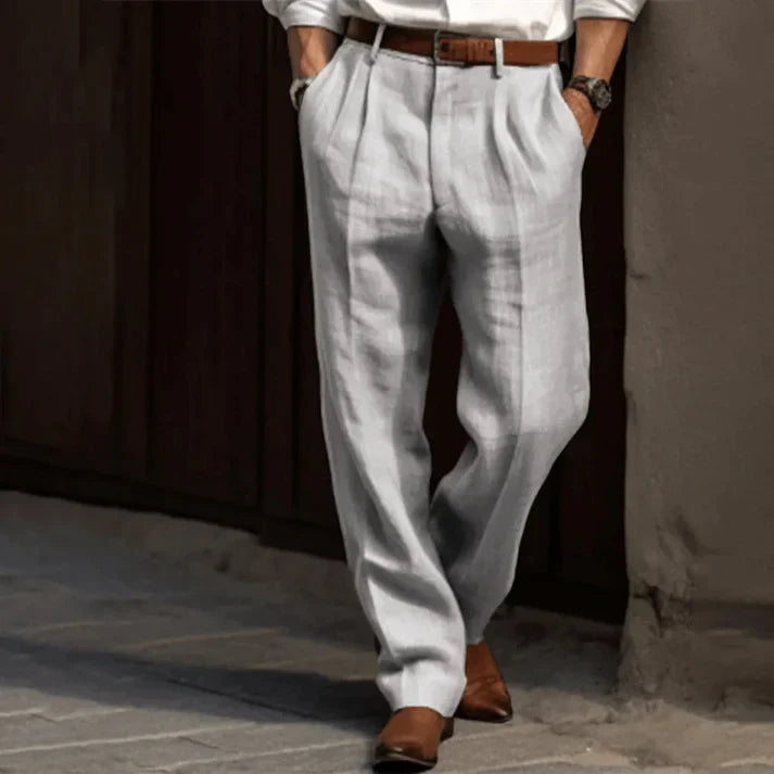 Pantalon Élégant Tailleur, Tissu Respirant
