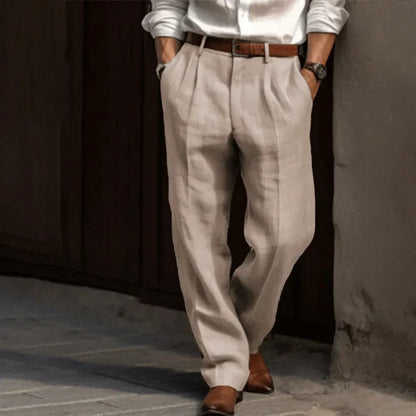 Pantalon Élégant Tailleur, Tissu Respirant