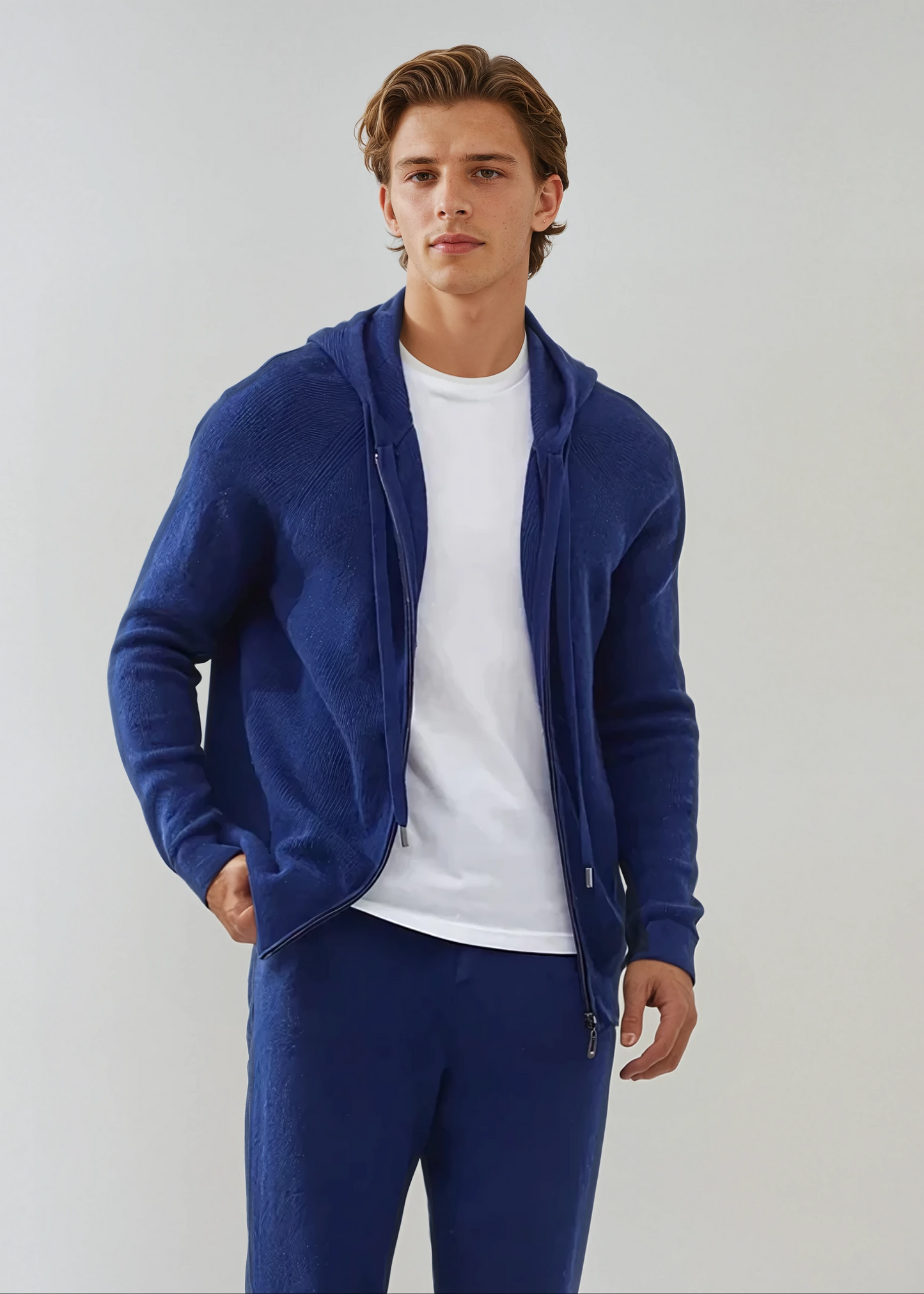 Gilet en Cashmere Doux Luxe Zip - Foivo