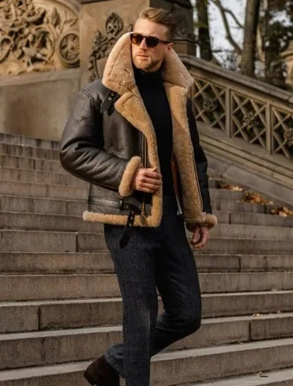 Aurelian | BlousonFourrure Aviateur Rétro Chic
