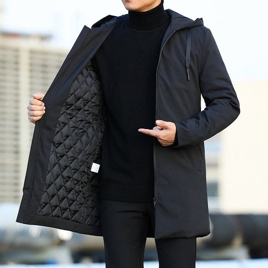 Manteau Homme Hiver Chic et Isolé Capuche - Foivo