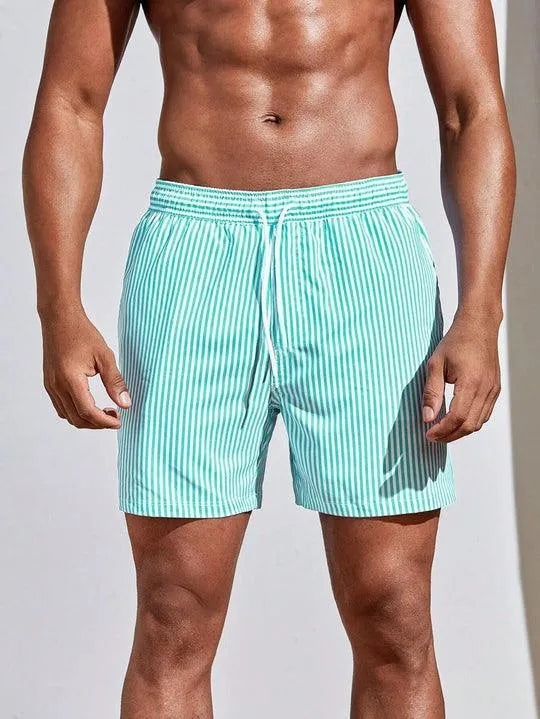 Maillot de Bain Rayé Élégant Homme