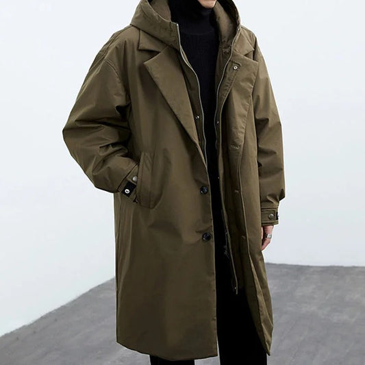 Manteau Hiver Douillet pour Hommes | Élégant et Imperméable - Foivo