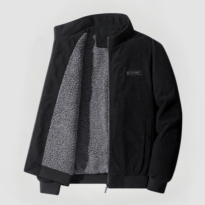 Manteau Hiver Câble Élégant