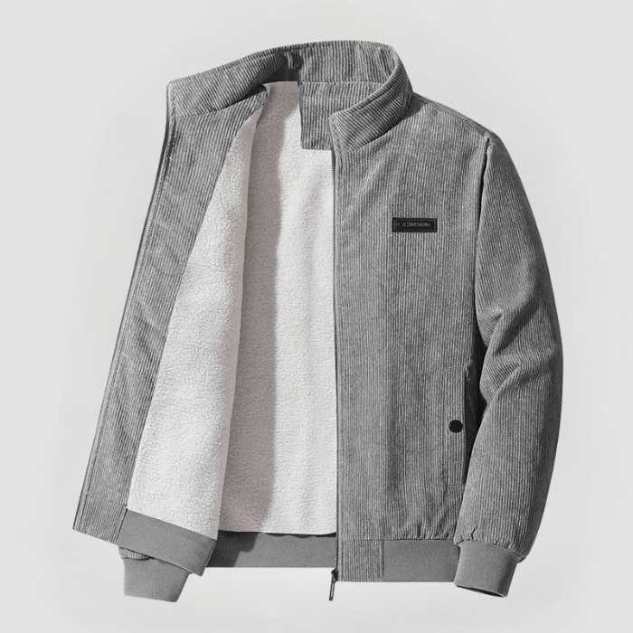 Manteau Hiver Câble Élégant