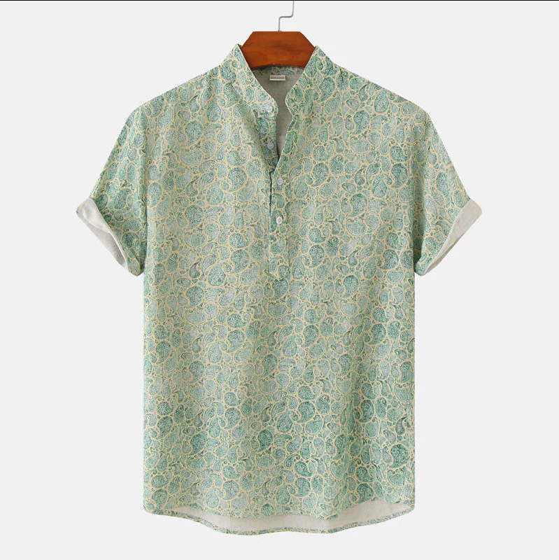 Chemise Imprimée Fleurs Fraîches et Légère