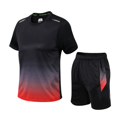 Ensemble Sport Homme Noir et Coloré