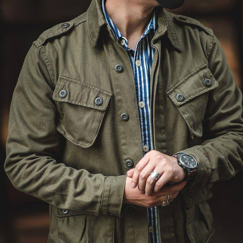 Veste Imperméable Robuste pour Homme