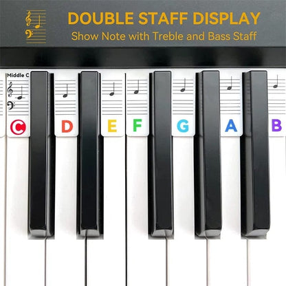 Étiquettes de notes amovibles pour clavier de piano 3
