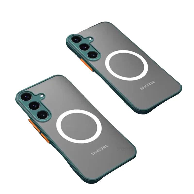 Étui Téléphone Samsung Magnétique Design Moderne Finition Mate - Foivo