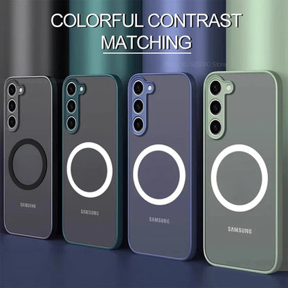 Étui Téléphone Samsung Magnétique Design Moderne Finition Mate 4