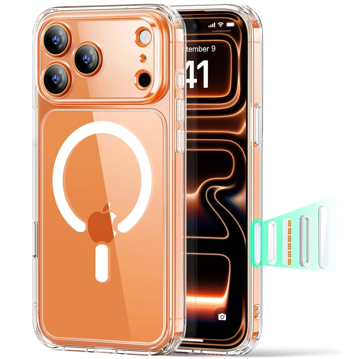 Étui Protection MagSafe iPhone Pro Max Contrôle Caméra - Foivo
